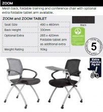Zoom Chair Range And Specifications
